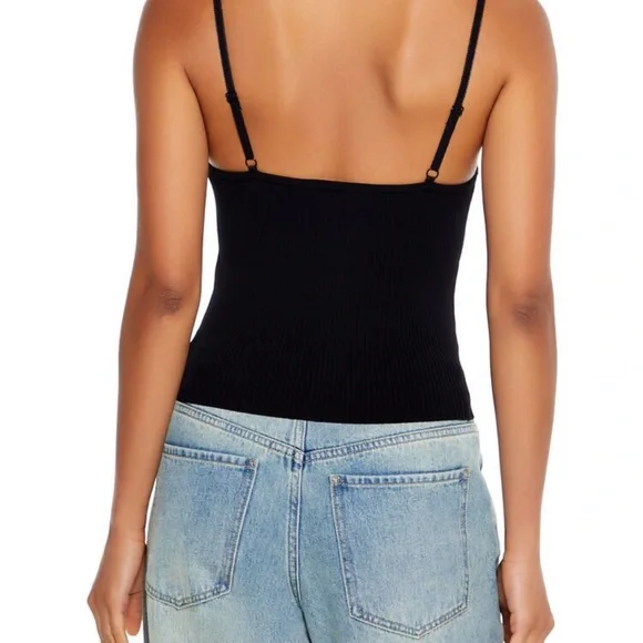 NWT Sweater Knit Lace Trim Cami - Picture 3 of 4